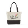CafePress Babcia Grandma Gifts Canvas Tote Top Zipper Closure