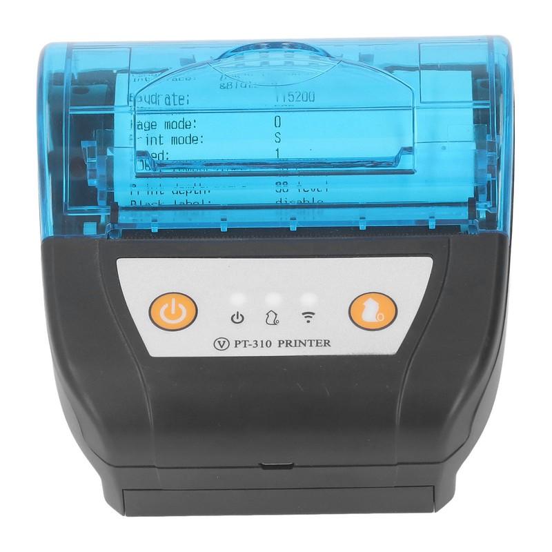 80mm Bluetooth Receipt Printer Portable Label Printer Wireless Thermal Printing
