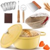 Honeydak 7 Pack Sourdough Bread Baking Supplies Kit Includes Dutch