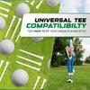 Garegce 70mm 83mm White Wooden Golf Tees 100PCS Sustainable Biodegradable