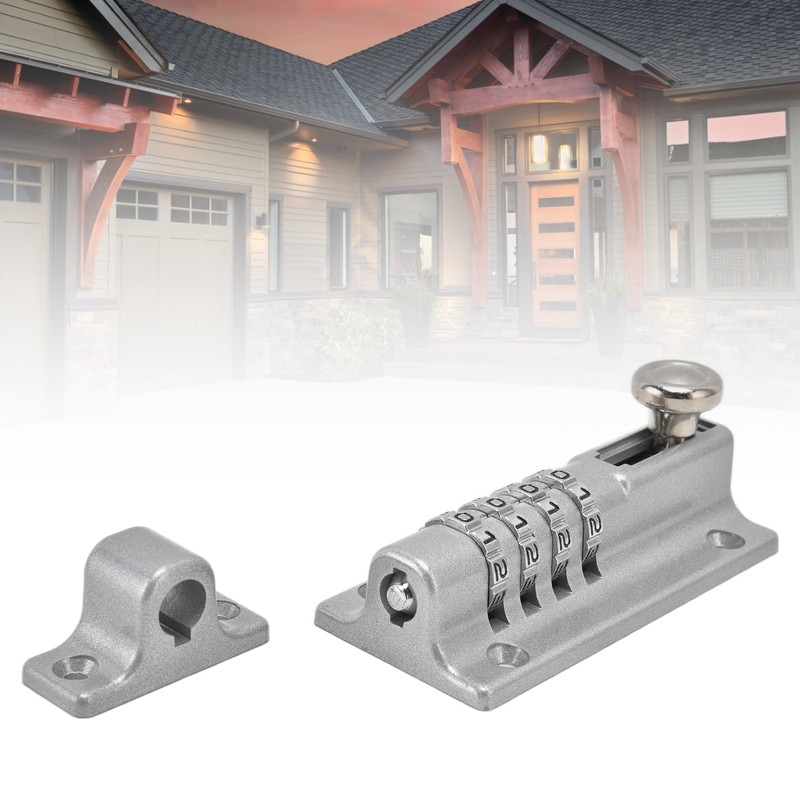 Combination Locking Bolt Safe Password Durable Rust Resistant Coating 4
