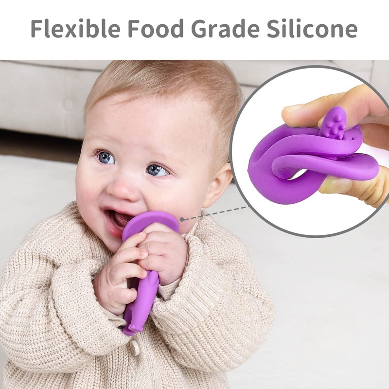 Mombella Baby Teething Toys for Babies 3 6 12 Months