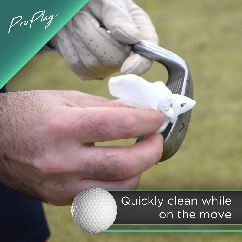 ProPlay Ball & Club Cleaning Wipes | Powerful Cleaner Removes