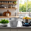 Stainless Steel Pasta Basket, Mesh Spider Food Dumpling Noodle Strainer,