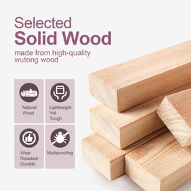 42 Inch White and Gold Ceiling Fans with Lights and Remote, 3 Solid Wood Blades, 6 Speeds, Quiet DC Motor, Dimmable LED, Modern Gold Ceiling Fan for Indoor Bedroom,Living Room,Patio