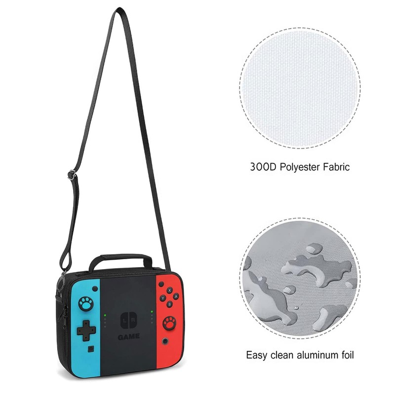 JIRAIKEI Insulated Lunch Box for Boys Girls, Game Lunch Bag