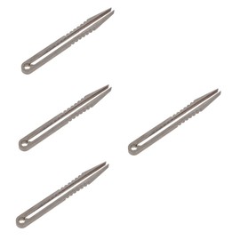 BIUDECO 4pcs Mini Titanium Alloy Tweezers Lightweight Portable Tool for Camping Outdoor Survival and Travel Needs Resistant and Ergonomic Design for Easy Use