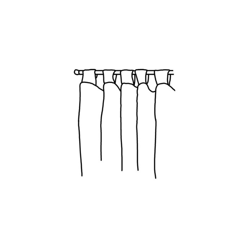 Deko Trends Kaleo 6236536 Tab-Top Curtain with 8 Loops