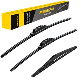 MIKKUPPA 26+"16+"11" Windshield Wiper Blades Replacement for 2017-2023 Kia Sportage, Front Wiper Blades Rear Wiper Blades, Durable Stable Quiet All Season Wiper Blades Set (Pack of 3)