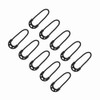 20 PCS Zipper Pulls, Black Zipper Pull Replacement for Backpack,