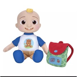 Cocomelon JJ Musical Back to School Plush Doll w/Backpack, New in Box