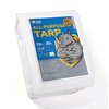 GUARD SHIELD White Tarps Heavy Duty Plus+ Waterproof 10x20 Feet,