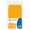 BAZIC Clasp Envelope 6" x 9", Gummed Seal Eyelet Closure,