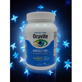 Bausch + Lomb Ocuvite Adult 50 Eye Vitamin & Mineral Supplement 90 M.SG Exp 3/26