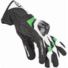 Berik NexG Motorcycle Gloves, Black/White/Green, 3XL