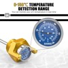 NICECNC Gold Oil Dipstick with Gauge Oil Level Indicator Compatible