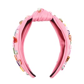 AOPRIE Birthday Princess Headband for Women Girls It's My Birthday Queen Tiara & Crowns for Girls Happy Birthday Accessories Favor Supllies Pink, 1 Pack