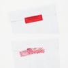 RLSYM Tamper Evident Security Labels 1 x 3 Inch Red