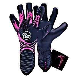 RG Bacan CHR Goalkeeper Gloves – Professional Soccer Goalie Gloves | Hybrid Cut, Superior Grip Comfort | Anti-Slip Latex Palm Maximum Ball Control | Durable Football Gloves All Weather Conditions (7)