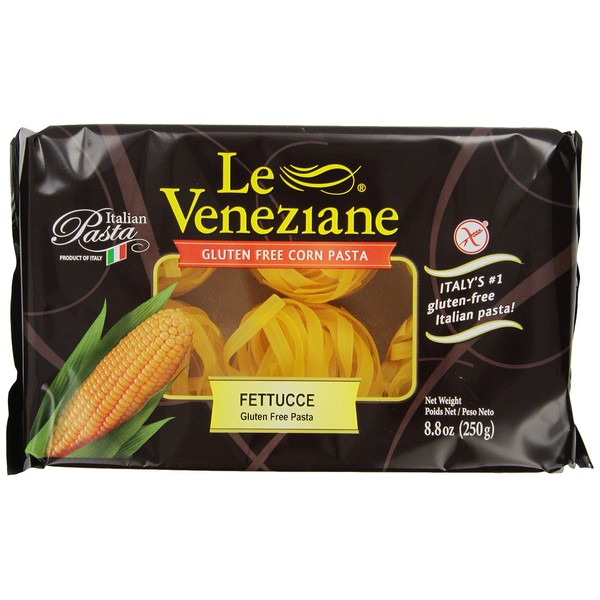 Le Veneziane Fettucce, 250-Gram Packages (Pack of 12)