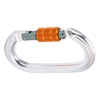 Locking Carabiner Clip Aluminum Alloy Oval Locking Heavy Duty Carabiner