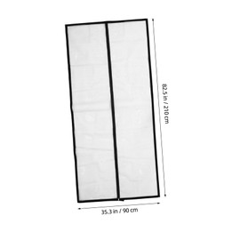 GRIRIW Mesh Cat Door Zipper Screen Door for Cat Dog Obstruct Door Pet Screen Door Constructi