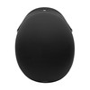 VCAN Cruiser Solid Flat Black Half Face Motorcycle Helmet (Medium)