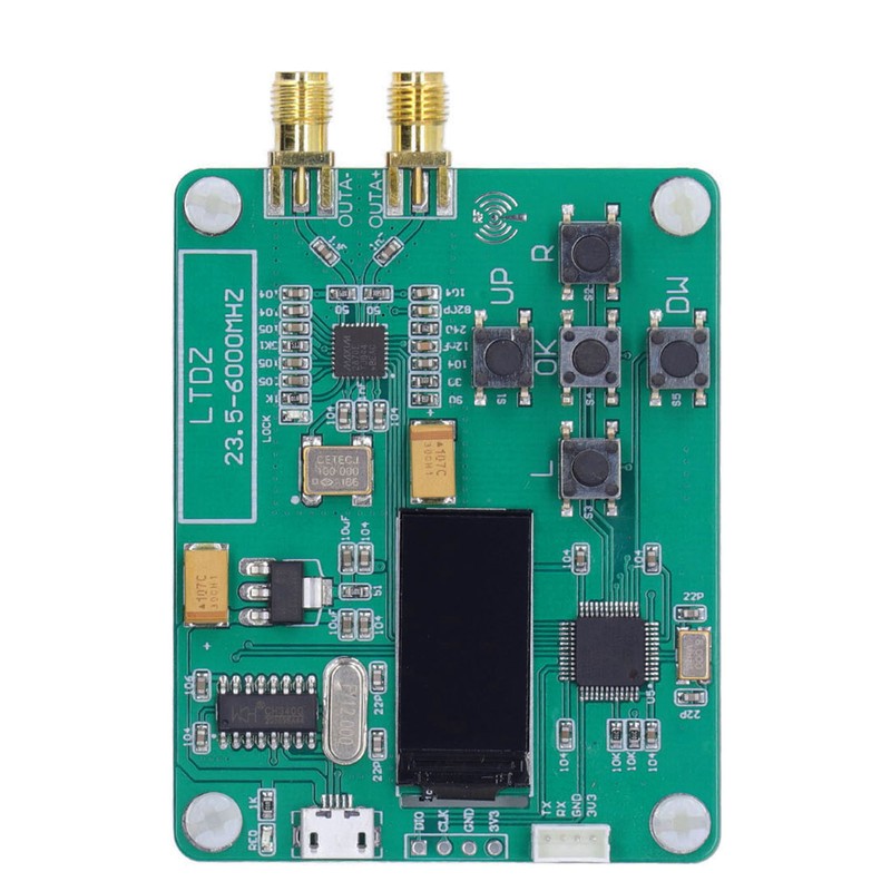 Signal Source Module Generator Board 23.5‑6000MHz Electronic Component USB 5V