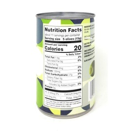 Medium Green Ripe Pitted Olives 14.35oz/407g (Pack of 1)