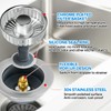 zaa Kitchen Sink Drain Strainer - Kitchen Sink Stopper,Stainless Steel