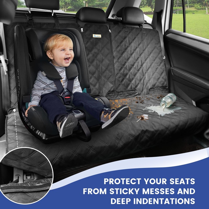ALLANSING XL Back Seat Cover - Tailored for Full-Size Trucks/SUVs