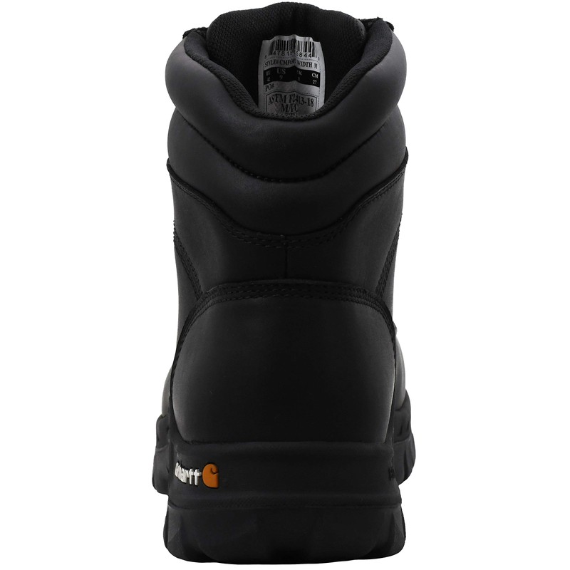 Carhartt Men's 6 Inch Composite Toe Boot, Black, 10 W