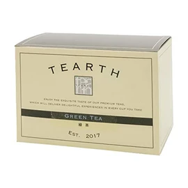 TEARTH Japanese Tea Green Tea Bags, Individually Packaged 25 Bags