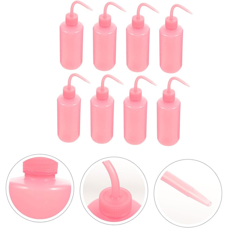 GANAZONO Botellas Exprimibles 8 Piezas para Limpieza de Pestañas 250ml