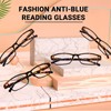 TERAISE 4 Pcs Anti-blue Light Computer Reading Glasses with Spring