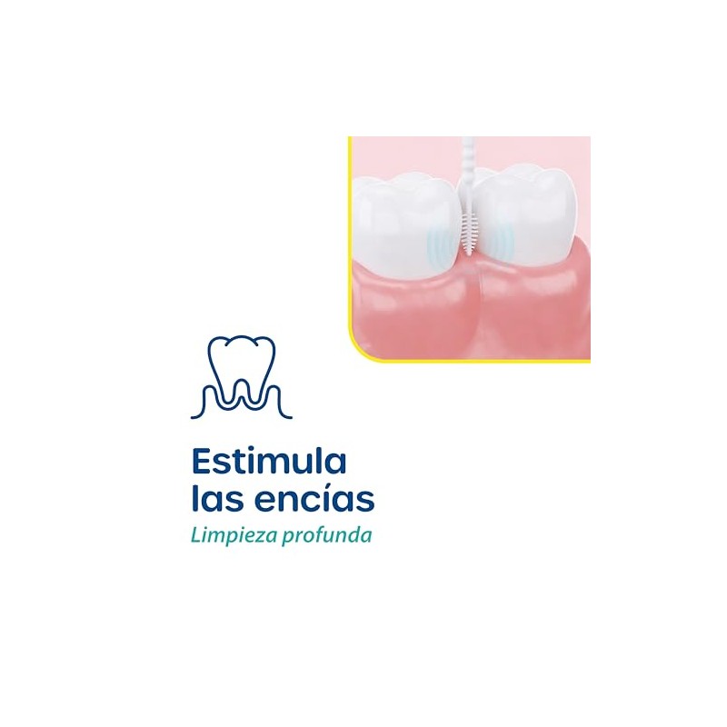 Cool Shock | Palillo Interdental 60pz. Doble punta con cepillo.