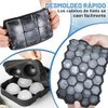 3PCS Bandejas de Cubitos de Hielo, Moldes Grandes de Silicona