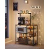 VASAGLE Baker's Rack, Microwave Stand, Kitchen Storage Rack with Wire
