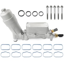 926-959 Upgrade Aluminum Engine Oil Filter Housing Oil Cooler Kit for 2011-2016 Jeep Wrangler Grand Cherokee Dodge Challenger Charger Journey Caravan Durango Chrysler 200 300 Ram ProMaster 3.6 926-876