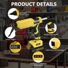 100W Hot Glue Gun Compatible for De-walt 20V Battery, LCD