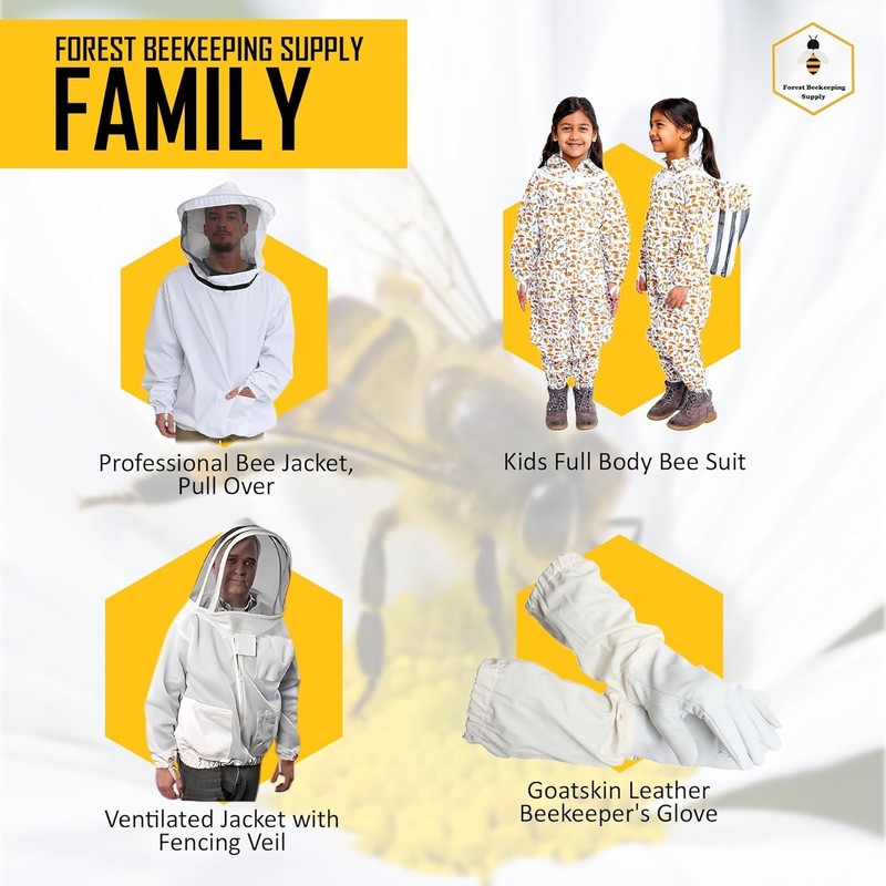 Forest Beekeeping Suit – Pro-Max 3 Layer Ventilated Bee Suit