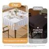 White Spandex Tablecloths for 34x34 Inch Square Tables, Stretch Fitted