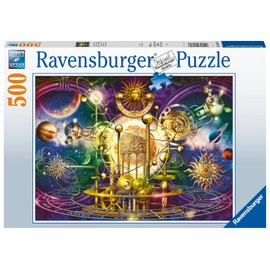 Ravensburger Golden Solar System 500 Piece Jigsaw Puzzle for Adults - 16981 - Every Piece is Unique, Softclick Technology Means Pieces Fit Together Perfectly