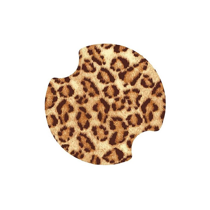 Thirstystone Leopard Print Car Coasters