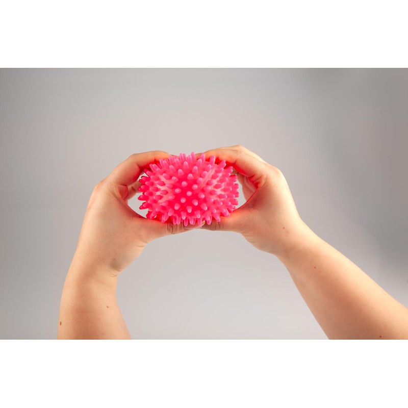 Sport-Tec Soft Hedgehog Ball, Diameter 9 cm, Neon Pink, Various