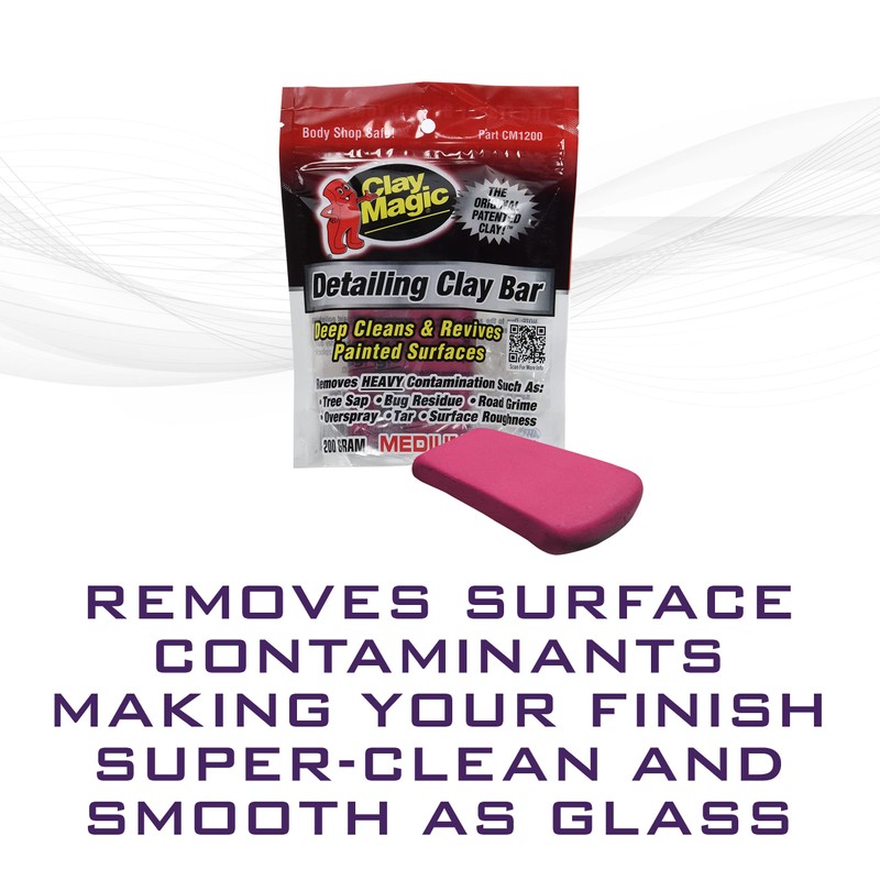 Auto Magic Clay Magic - Red Clay Bar for Glass,
