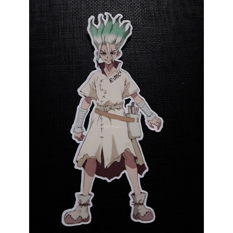 Dr. Stone Senku Ishigami Glossy Sticker Anime Waterproof!