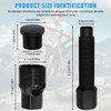 AUUTI 2 Items Bike Crank Puller - Crank Removal Tool