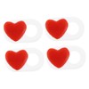 Operitacx 4PCS Heart Webcam Cover Slider Laptop Camera Privacy Lens