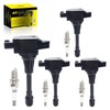 Set of 4 UF549 Ignition Coil Pack & Iridium Spark
